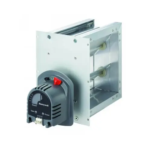 Honeywell Home ZD10X8TZ 10 in. x 8 in. TrueZONE Rectangular Parallel Blade Damper Authentic