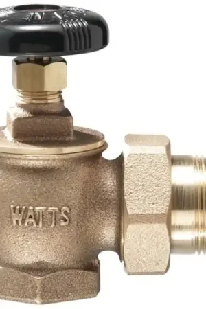 Watts 0067454 Bronze Radiator Angle Valve 1-1/2 Inch IPS x Male Union Replacement 4282 Markdown