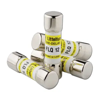 Littelfuse FLQ012 Time Delay Midget Fuse 500VAC 300VDC 12 Amps High Quality