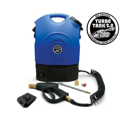 Super Sale Nu-Calgon 4781-00 Turbo Tank Sprayer 2.0 150 psi 4.5 Gallon Tank Capacity