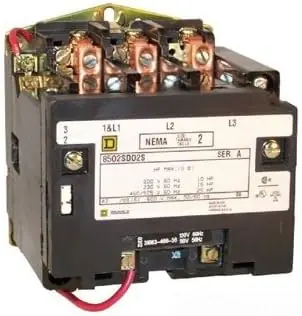 Schneider Electric 8502SDO2V02S Square D Non-Reversing Contactor 45-Amp 600-Vac Size 2 High Quality