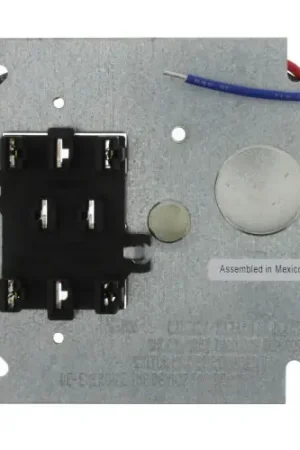 Discount Resideo Q633A1007 Plate Mounted Relay Receptacle with Cover Replacement Q633A1007