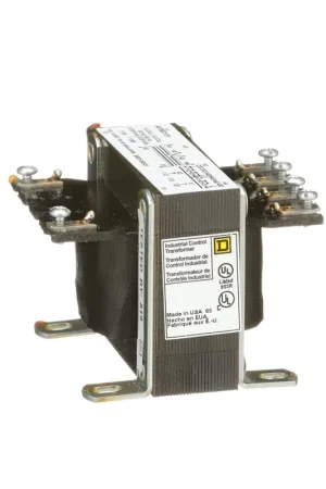 Holiday Sale Square D 9070EO1D1 Control Transformer 50VA 240/480VAC to 120VAC Single Phase