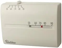 Price Cut Robertshaw 9204H Low Voltage Mechanical Thermostat SPST 24V Single Heat Horizontal