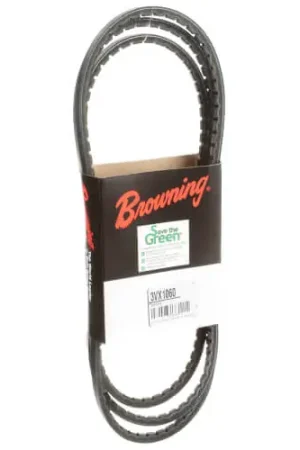 Browning 3VX1060 106 Inch V-Belt for Industrial Machinery Time-Limited
