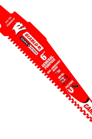 Diablo DS0609CGP10 6 in. Demo Demon Carbide General Purpose Reciprocating Blade (10 Pack) Order Now