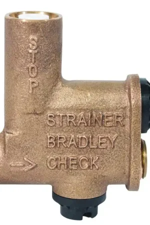 Big Sale Bradley S60-003 Brass Stop Strainer and Check Valve Kit