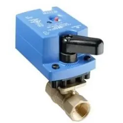 Deal Johnson Controls VG1241AE+9A4IGA 1/2 NPT 2-Way Brass Valve with VA9104 Floating On/Off Actuator