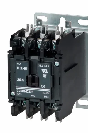 Get Yours Eaton C25DNF250T Definite Purpose Contactor 12 VAC 5060 Hz Open 48 VDC