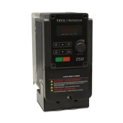 Order Now TECO-Westinghouse E510-405-H3-U 5HP 460V 3P NEMA 1 AC Drive