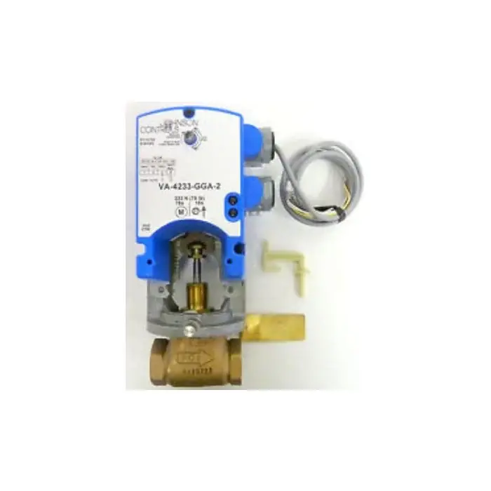 Limited Time Johnson Controls VG7241LT+423AGA 3/4 inch Valve NO 7.3 CV with VA-4233 Floating Actuator
