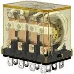 Fresh Stock IDEC RH4B-UDC24V Power Relay 24VDC 10A 4PDT 27.5x41x42 mm Socket (5 Items)