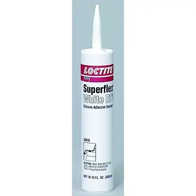Loctite 193998 Superflex RTV Silicone Adhesive Sealants 300 mL Cartridge White Budget