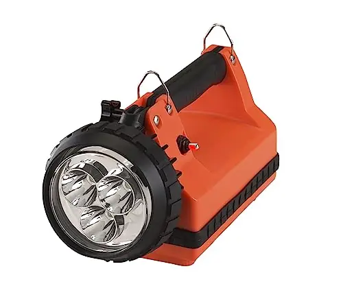 Certified Streamlight 45865 E-Spot Firebox Lantern Vehicle Mount System with DC Charge Cord and Mounting Rack Orange 540 Lumens