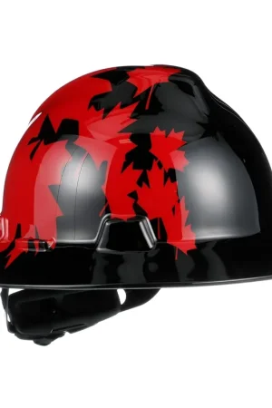 MSA 10082235 Freedom Series V-Gard Full-Brim Hard Hat With Fas-Trac III Ratchet Suspension Buy Online