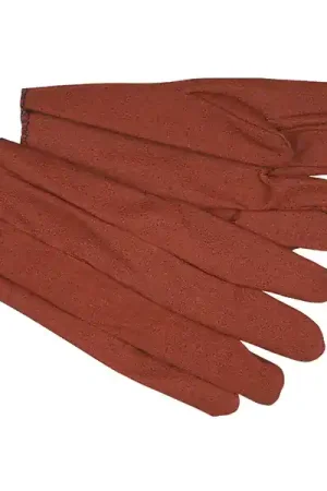 Crafted MCR Safety 9800J Brown Stretch Vinyl Impregnated Slip-On Mens Gloves XL Pack of 12