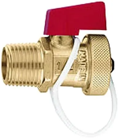 Free Returns Caleffi 538202 FD Drain Valve 1/4-Inch Garden Hose with Cap