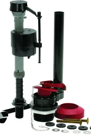Fluidmaster 400AKRP10 Universal All In One Toilet Repair Kit 2-Inch Flush Valves Easy Install Luxury