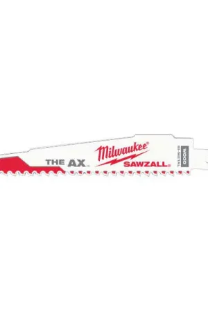 Milwaukee 48-00-5021 The Ax Sawzall 5 TPI 6 in Reciprocating Saw Blade Budget