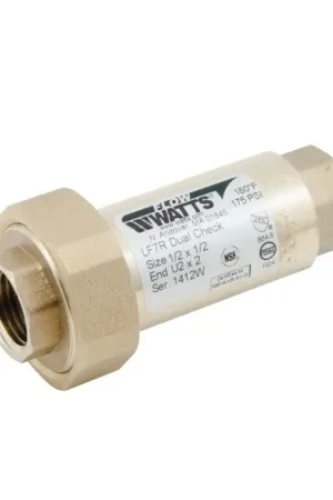 Best Price Watts 0072203 Series LF7R 1/2 Inch Lead-Free Dual Check Backflow Preventer