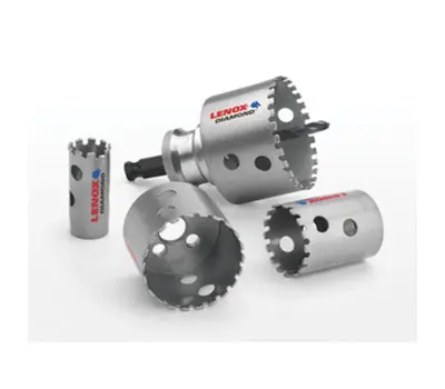 Brand New Lenox 12256 1-1/8 in. Bi-Metal Diamond Grit Masonry Hole Saw