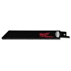 Certified Milwaukee 48-00-1420 6 in. Carbide Grit SAWZALL Blade (3 Pack)