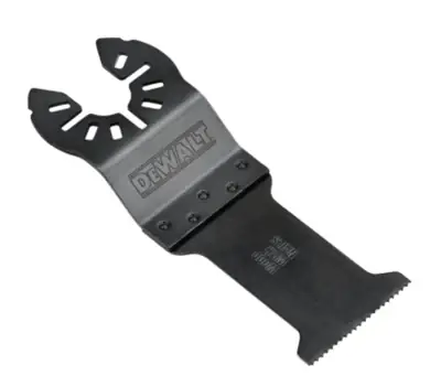 Dewalt DWA4280 Guaranteed Tough 2-1/2 in. High Speed Steel Oscillating Tool Blade for Cutting Wood with Nails Next Day Delivery