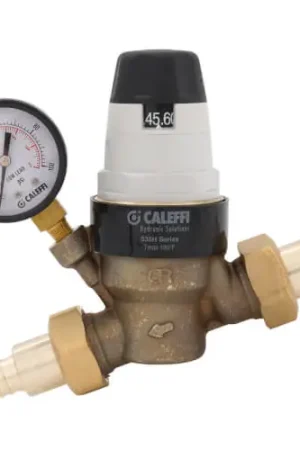 Caleffi 535751HA 3/4 PEX Crimp Pressure Reducing Valve ASSE 1003 with Pressure Gauge Low Lead Pre-adjustable Flash Sale
