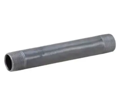 Matco-Norca NB0524 1 x 24 in. Black Steel Nipple, Import Budget