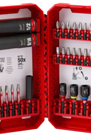 Milwaukee 48-32-4408 SHOCKWAVE 26-Piece Drive and Fasten Set Super Sale
