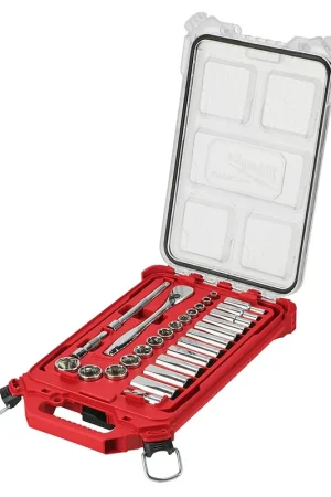 Cheap Milwaukee 48-22-9481 Ratchet Socket Set 28 Pc with Packout Organizer