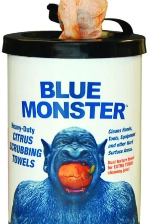 Mill-Rose 77095 Blue Monster 12 x 10 in Scrubbing Towel Power Pack of 75 Certified