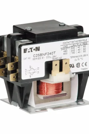Price Cut Eaton C25BNF240T Compact Definite Purpose Contactor 40A 24VAC Coil