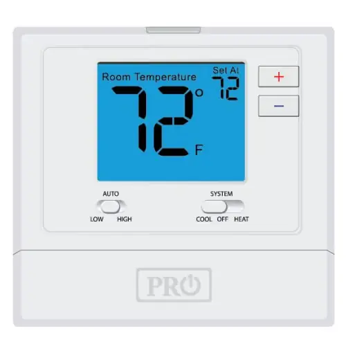 Premium PRO1 IAQ T731 Low Voltage Non-Programmable Thermostat