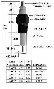 Authentic Crown Engineering CA477 Igniter Replacement I-64-3