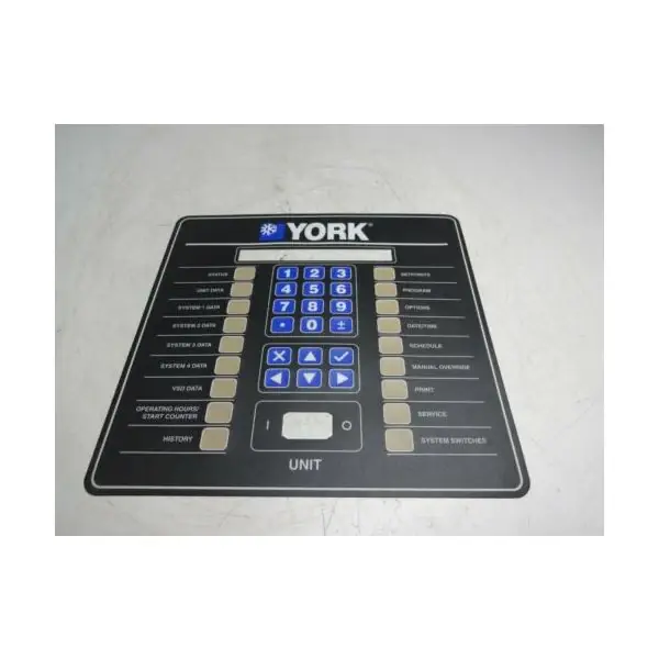 Trending York 324-34930-001 Overlay Keypad Kit HVAC Interface