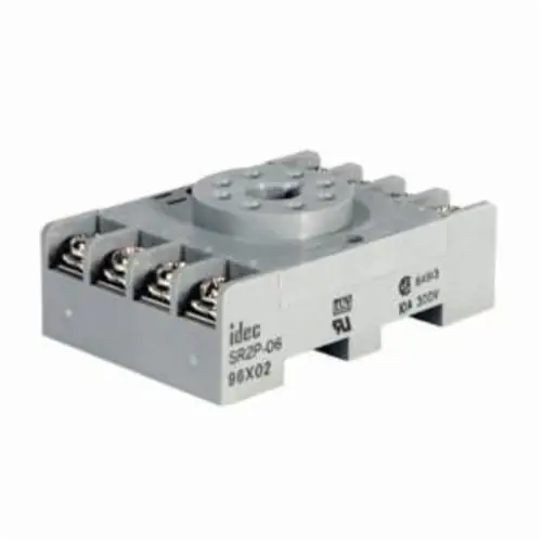Flash Sale IDEC SR2P-06 RELAY SOCKET DPDT 8PIN OCTAL DIN RAIL OR PANEL MOUNT