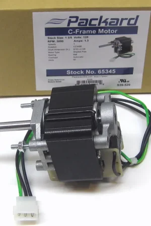 Authentic Packard 65345 Motor for Nutone Vent Bathroom Exhaust Fan