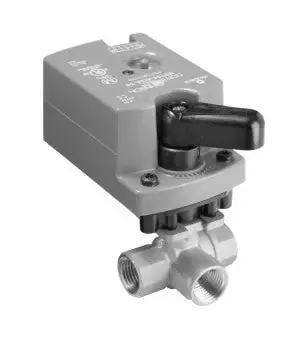 Johnson Controls VG1845AD+9A4GGA Stainless Steel Trim NPT Ball Valve with Electric Actuator Buy Today