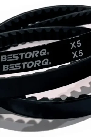 Authentic BESTORQ AX33 Cogged V-Belt EPDM Raw Edge 35 Inches Outside Circumference Black Pack of 1