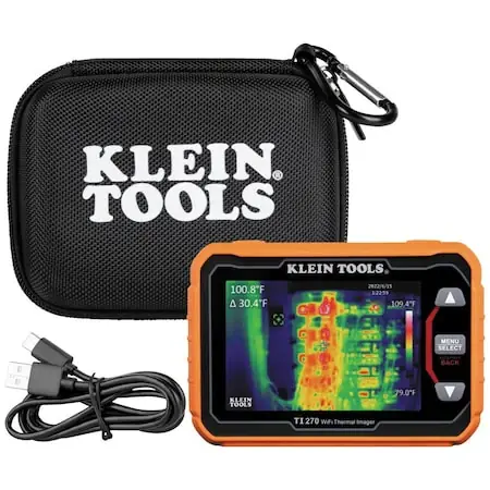 Secure Checkout Klein Tools TI270 Rechargeable Thermal Imager With Wi-Fi