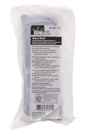 One Day Deal IDEAL INDUSTRIES 31-601 Duct Seal 1 LB Block