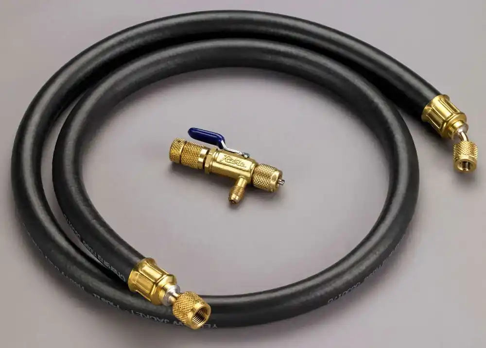 Yellow Jacket 93887 MaxFlow Evacuation Hose Kit 1/4 Inch x 1/2 Inch Black Ritchie Engineering Secure Checkout