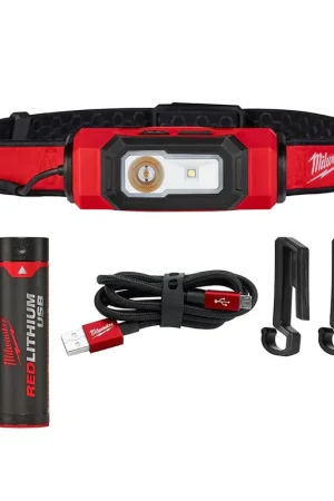 Trusted Brand Milwaukee 2116-21 USB Rechargeable BEACON Hard Hat Light