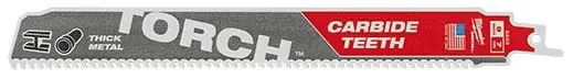 Place Order Milwaukee 48-00-5202 The Torch Carbide Teeth SAWZALL Blade 9 Inch 7 TPI