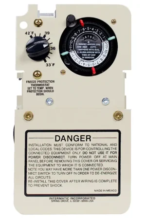 Popular Intermatic PF1102MT Freeze Protection Timer Thermostat 240 VAC