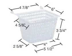 Flash Sale Aladdin B-202 Skimmer Basket Replacement for Jacuzzi and Hayward Pumps