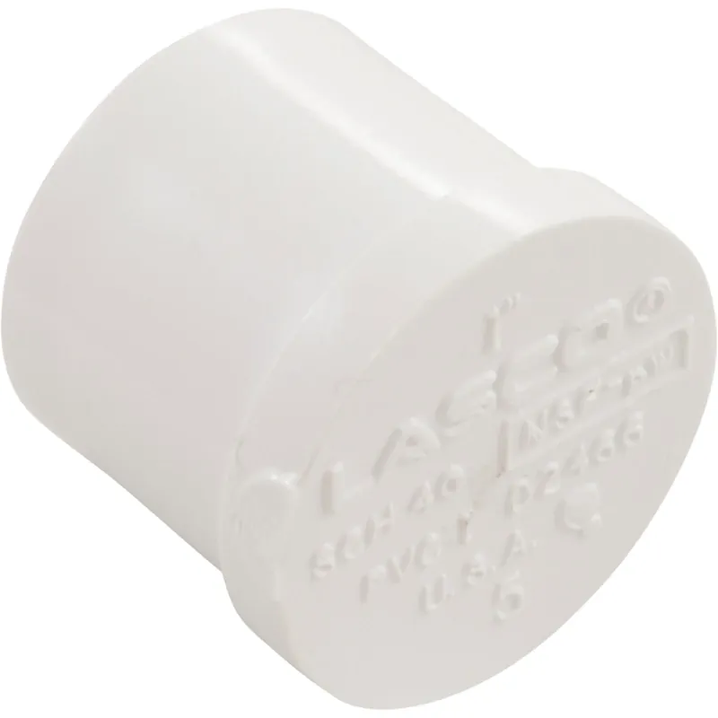 New Arrival Lasco 449-010 1 Inch Spigot White PVC Plug Schedule 40