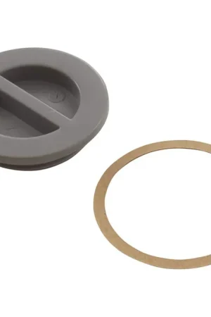Best Choice Custom Molded Products 25542-001-000 1.5In NPT Flat Plug, Gray