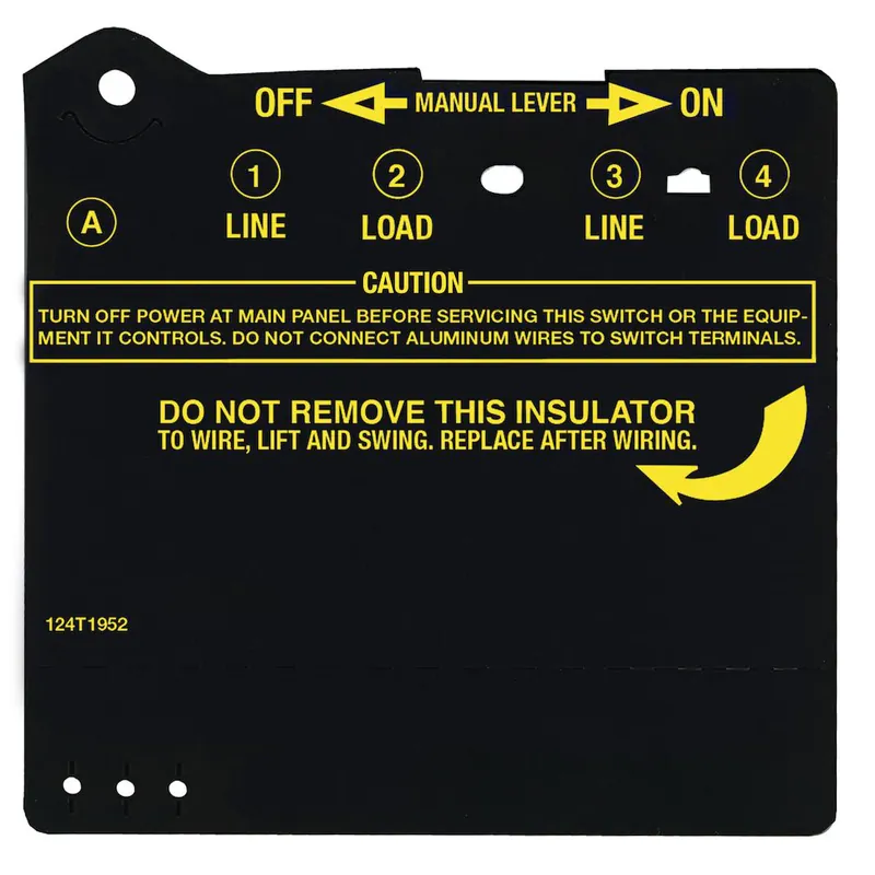 Limited Offer Intermatic 124T1952 Insulator for Double Pole Time Switches